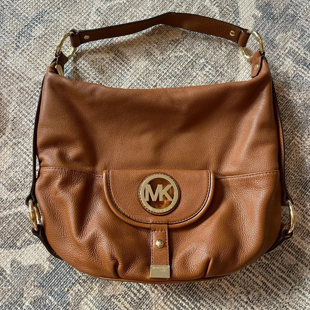 Michael Kors Purse- Light Brown/Cognac - Picture 1 of 6